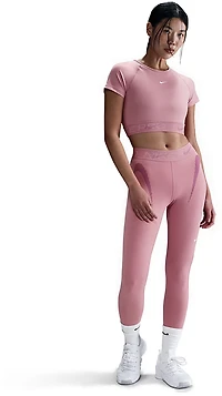 Nike Women's Pro Dri-FIT Cropped Graphic T-shirt
