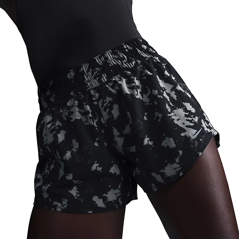 Nike Women's One Dri-FIT Brief Lined Printed Shorts 3