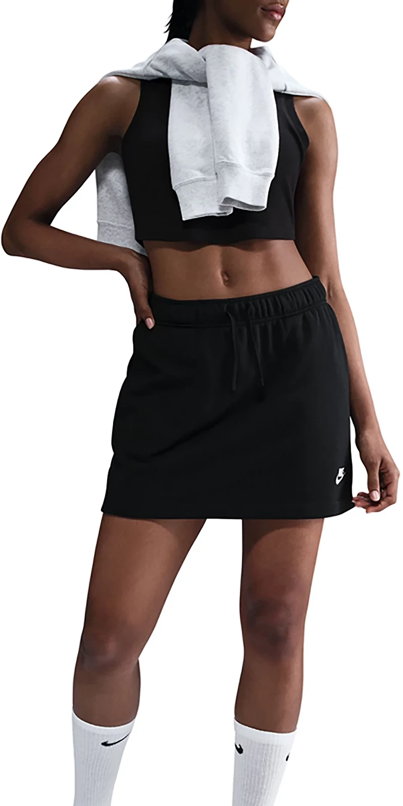 Nike Women's Sportswear Club Fleece Mid Rise Skirt