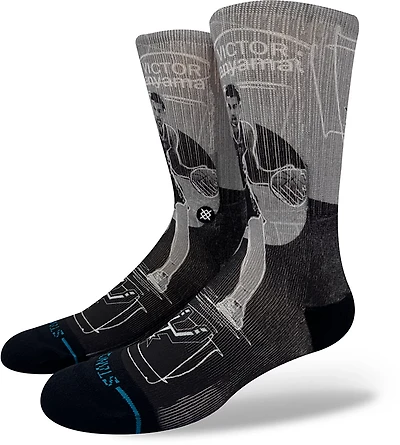 Stance Men's San Antonio Spurs Pasted Wemby Crew Socks
