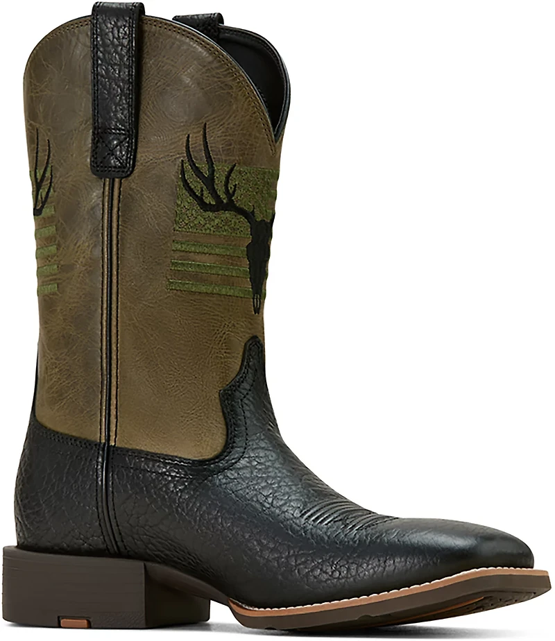 Ariat Men's Sport Antlers Cowboy Boots