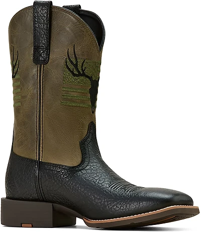 Ariat Men's Sport Antlers Cowboy Boots