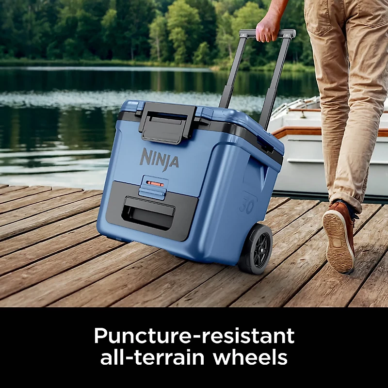 Ninja FrostVault 30qt Wheeled Cooler with Cold Dry Zone