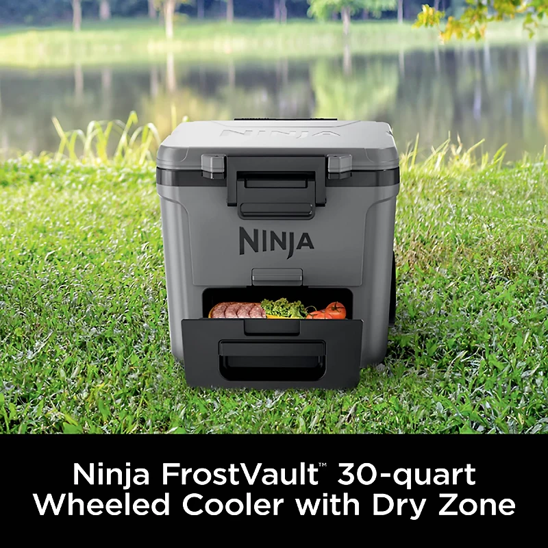 Ninja FrostVault 30qt Wheeled Cooler with Cold Dry Zone