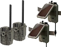 Stealth Cam Fusion 36 MP Infrared Trail Camera and Solar Panel 2-Pack