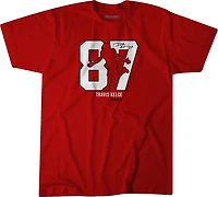 BreakingT Men's Kansas City Chiefs Kelce Action Number Silo T-shirt