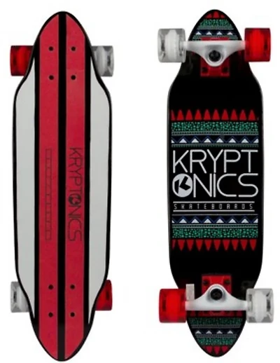 Kryptonics 26 in Mini Cutaway Tracked Cruiser Skateboard
