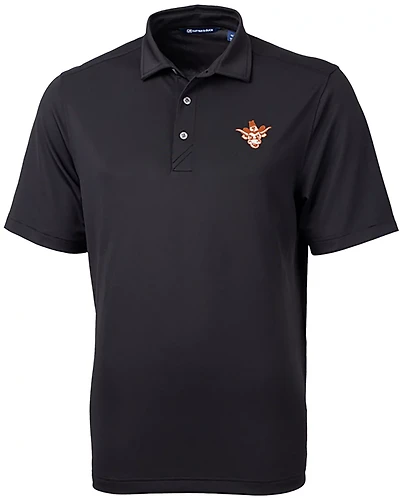 Cutter & Buck Men's University of Texas Virtue Eco Pique Short Sleeve Polo