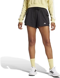 adidas Women's Small Logo French Terry Cargo Shorts 3