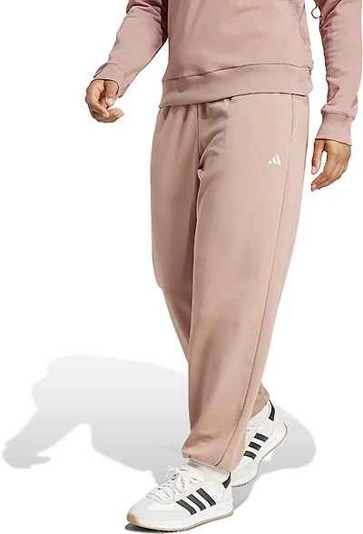 adidas Women's Essentials Small Logo French Terry Cuffed Pants