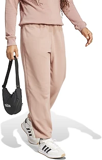 adidas Women's Essentials Small Logo French Terry Cuffed Pants