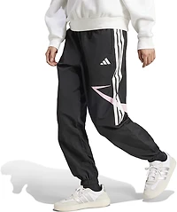 adidas Women's Tiro Cut 3-Stripes Colorblock Cuffed Pants
