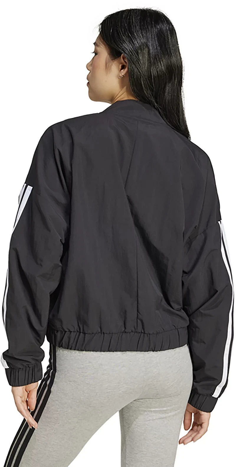 adidas Women's Essentials 3-Stripes Woven Bomber Jacket