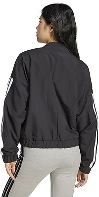 adidas Women's Essentials 3-Stripes Woven Bomber Jacket
