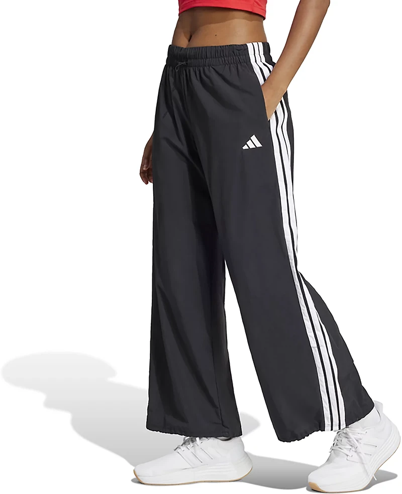 adidas Women's Essentials 3-Stripes Woven Parachute Pants