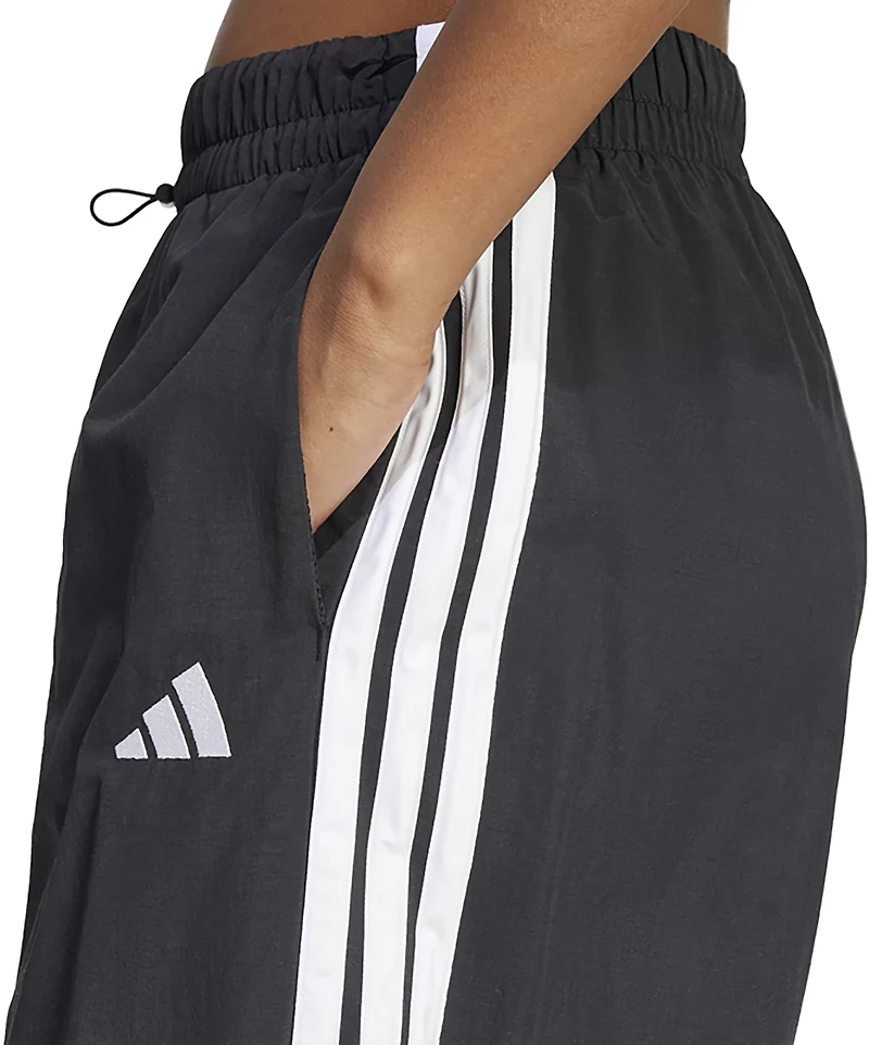 adidas Women's Essentials 3-Stripes Woven Parachute Pants