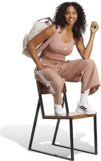 adidas Women's Essentials 3-Stripes Woven Parachute Pants