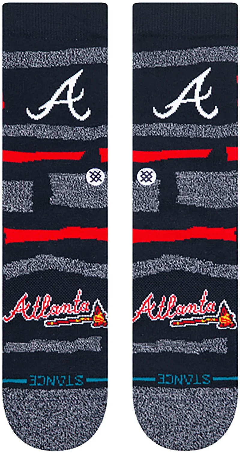 Stance Atlanta Braves Adults' Squeeze Crew Socks
