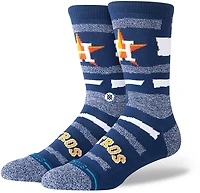 Stance Squeeze Houston Astros Adults' Crew Socks