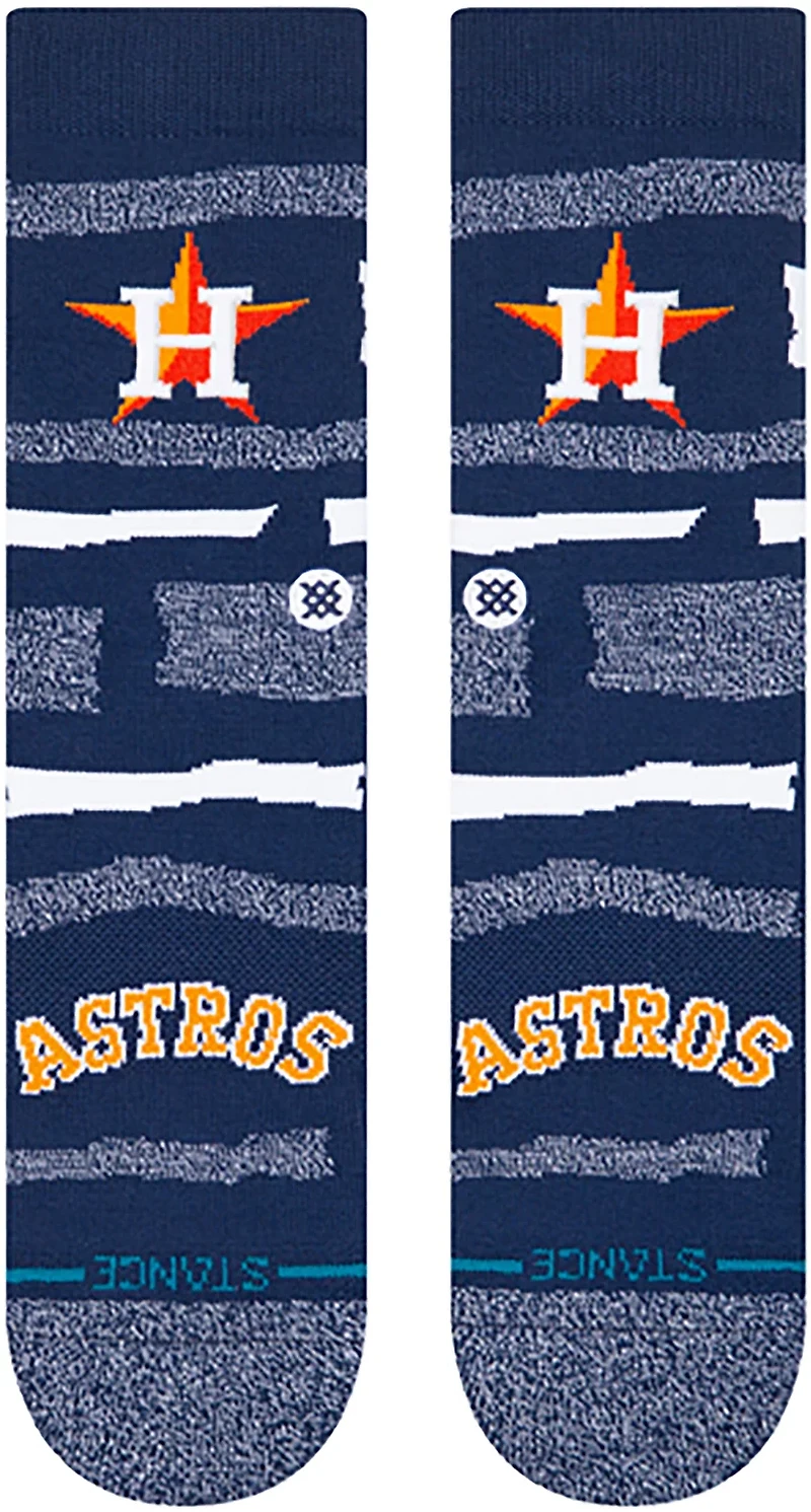 Stance Squeeze Houston Astros Adults' Crew Socks