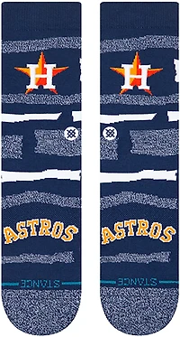 Stance Squeeze Houston Astros Adults' Crew Socks