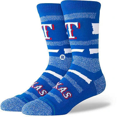 Stance Squeeze Texas Rangers Adults' Crew Socks