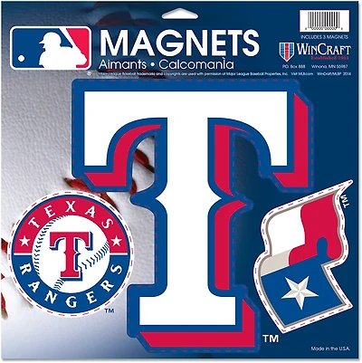 WinCraft Texas Rangers 11 in Auto Magnet