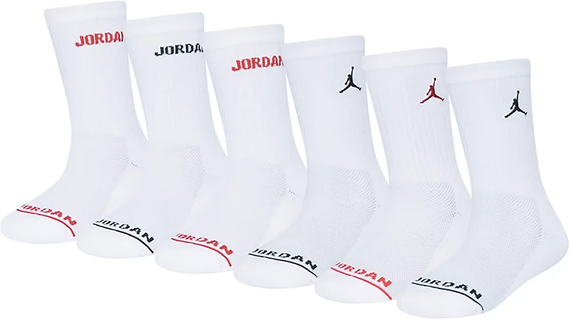 Jordan Kid's Legend Crew Socks 6-Pack