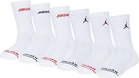 Jordan Kid's Legend Crew Socks 6-Pack