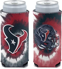 WinCraft Houston Texans Tie Dye 12 oz Slim Can Cooler