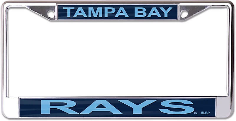 WinCraft Tampa Bay Rays Metallic License Plate