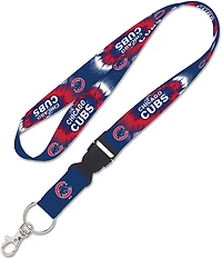 WinCraft Chicago Cubs 1 in Tie Dye Buckle Lanyard