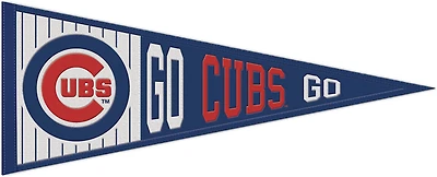 WinCraft Chicago Cubs Slogan 13 in x 32 in Wool Pennant