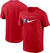 Nike Men’s Texas Rangers Team Swoosh Lockup Graphic T-shirt