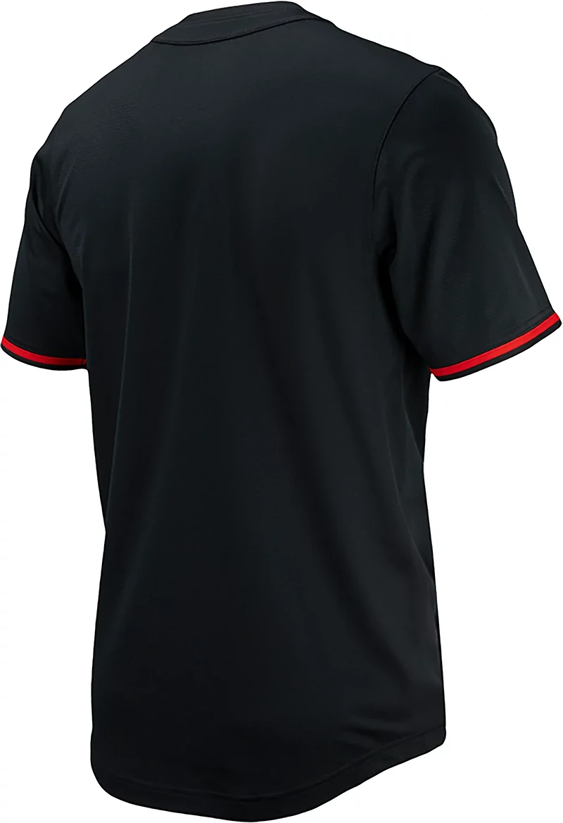 Nike Men's University of Georgia Full-Button Logo Replica Baseball Jersey