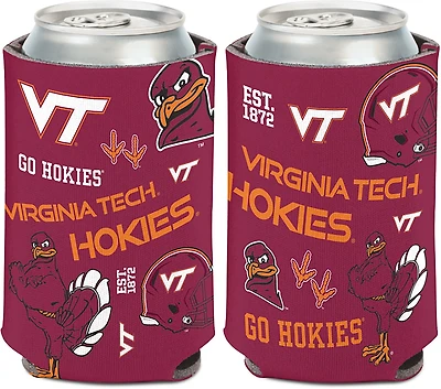 WinCraft Virginia Tech 12 oz Scatterprint Can Cooler