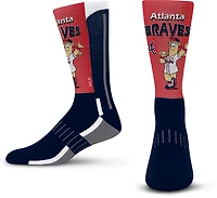 For Bare Feet Atlanta Braves Mascot Fever Socks