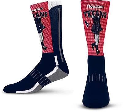 For Bare Feet Youth Houston Texans Mascot Fever Socks