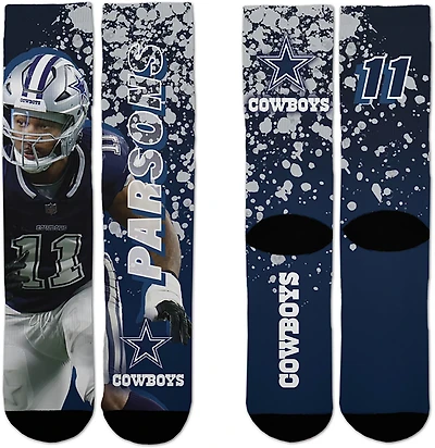 For Bare Feet Dallas Cowboys Micah Parsons Road Warrior Player Crew Socks