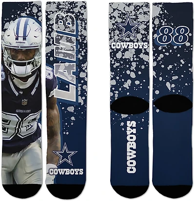 For Bare Feet Dallas Cowboys CeeDee Lamb Road Warrior Player Crew Socks