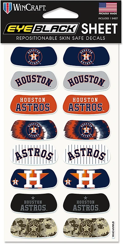 WinCraft Houston Astros Eye Black