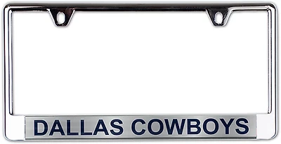 WinCraft Dallas Cowboys Metallic License Plate Frame