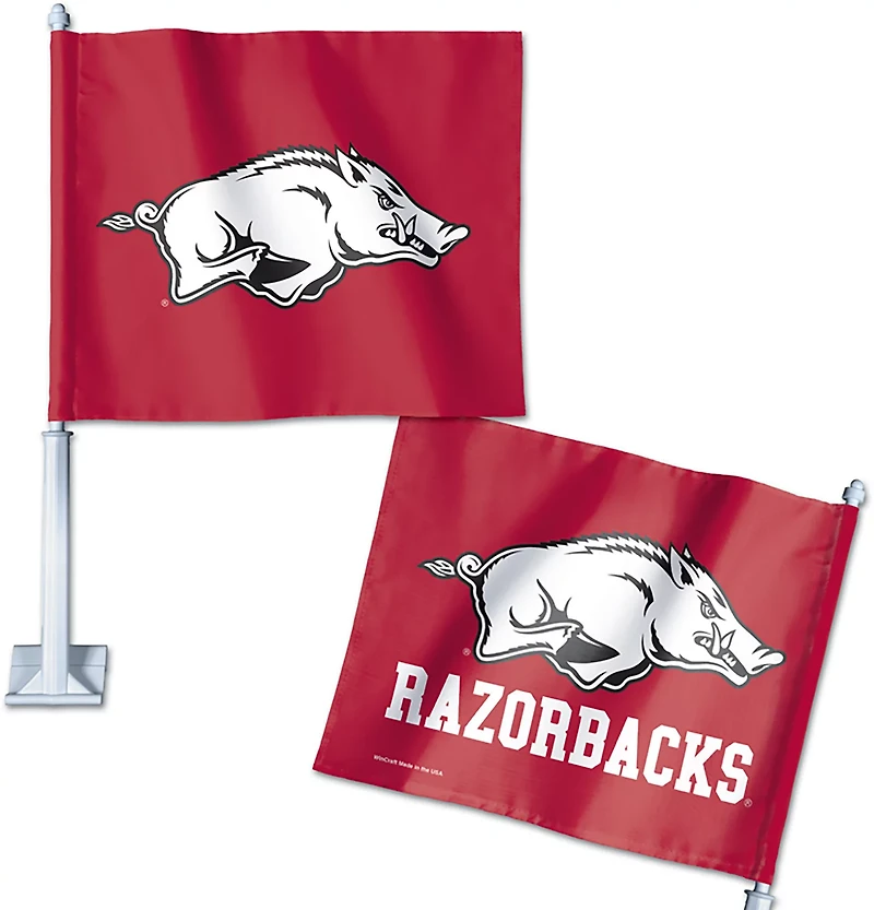 WinCraft University of Arkansas Car Flag