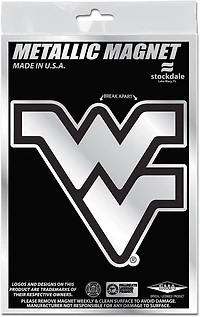 WinCraft West Virginia University 3 in x 5 in Metallic Magnet