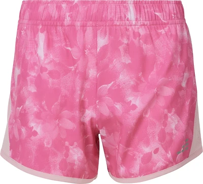 BCG Girls' Run Race Printed Shorts 3.5