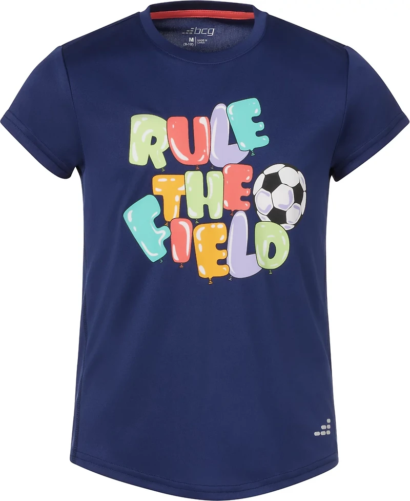 BCG Girls' Training Turbo Rule Field T-shirt