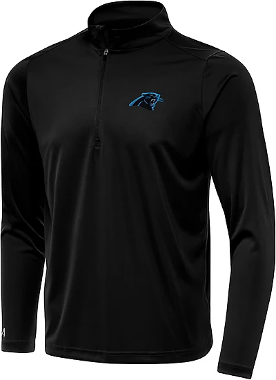 Antigua Men's Panthers Tribute 1/4 Zip Lightweight Long Sleeve Pullover