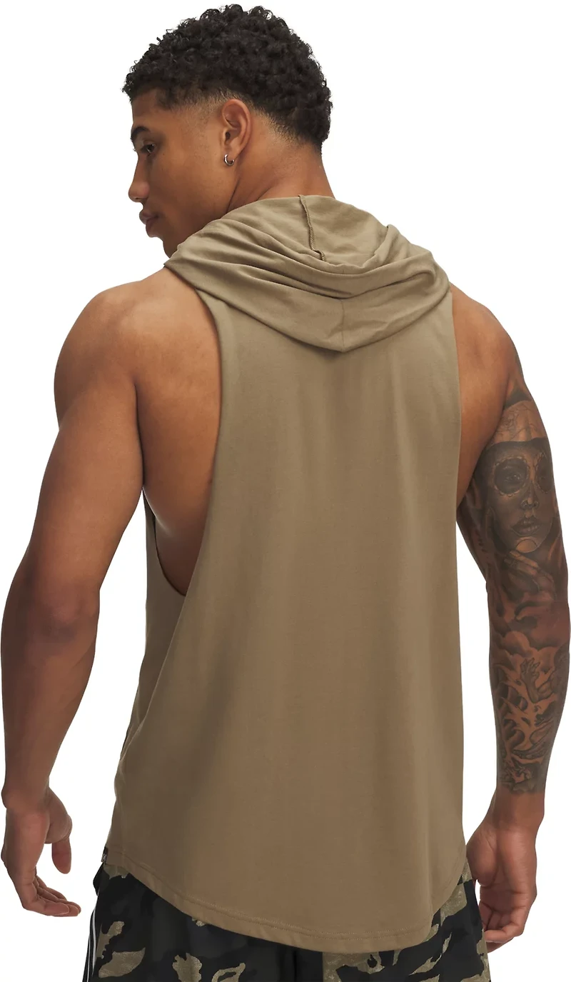 Under Armour Men's Project Rock Wire Sleeveless Hoodie