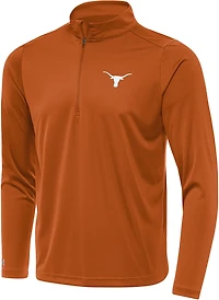 Antigua Men's Texas Tribute 1/4 Zip Lightweight Long Sleeve Pullover