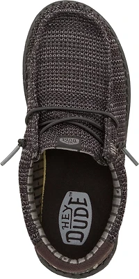 Hey Dude Boys' Wally Stretch Mesh Shoes